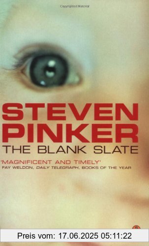 Binding : Taschenbuch, Edition : New Ed, Label : Penguin, Publisher : Penguin, NumberOfItems : 1, medium : Taschenbuch, numberOfPages : 528, publicationDate : 2003-06-05, releaseDate : 2012-10-25, authors : Steven Pinker, languages : english, ISBN : 014027605X