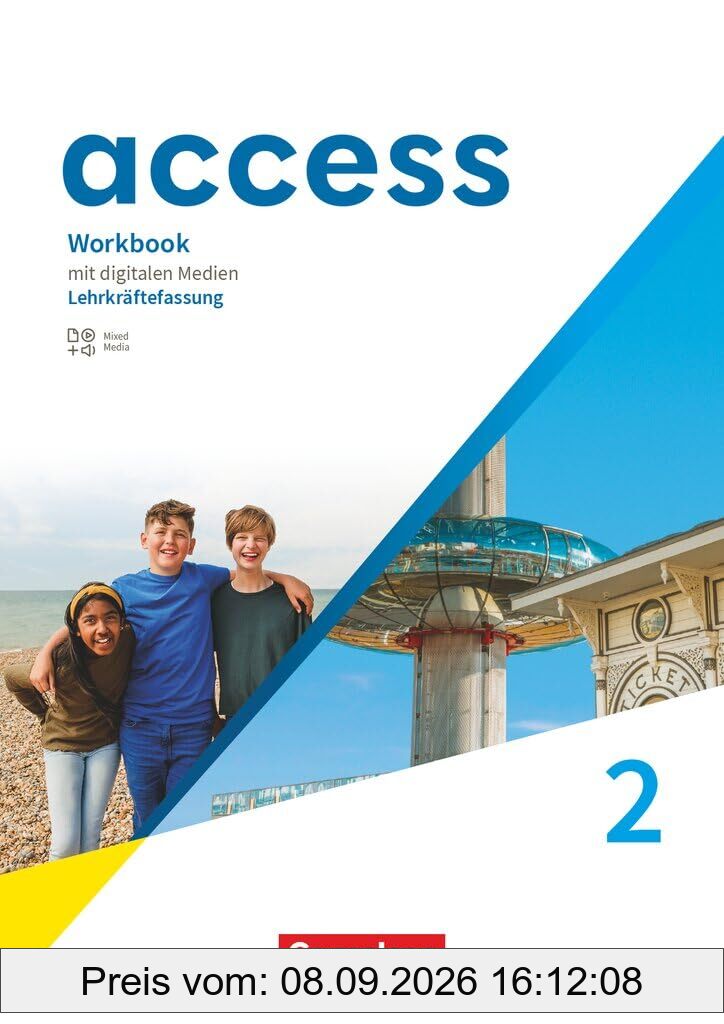 Access|NULL|Allgemeine Ausgabe 2022|Band 2: 6. Schuljahr|NULL|NULL|Workbook – Lehrkräftefassung|Mit digitalen Medien