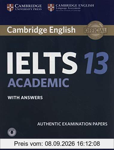 Cambridge IELTS 13 Academic Student's Book with Answers with Audio: Authentic Examination Papers (Cambridge English)