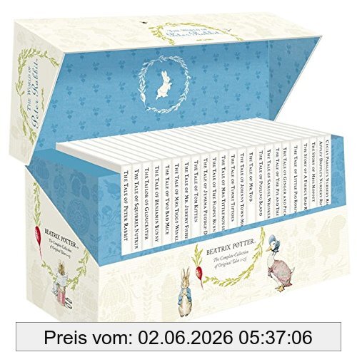 Beatrix Potter The World Of Peter Rabbit - The Complete Collection Of Original Tales 1-23 White Jackets