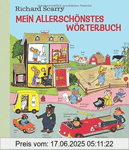 Binding : Gebundene Ausgabe, Edition : 1, Label : Diogenes, Publisher : Diogenes, medium : Gebundene Ausgabe, numberOfPages : 80, publicationDate : 2016-10-26, authors : Richard Scarry, translators : Kati Hertzsch, languages : german, ISBN : 3257011903