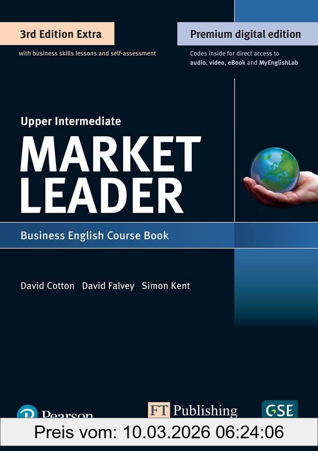 Cotton, David Falvey, David Kent, Simon Market Leader 3e Extra Upper Intermediate Course Book, EBook, Qr, Mel & Dvd Pack