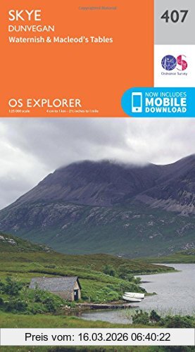 Ordnance Survey Skye - Dunvegan1 , 25 000 (Os Explorer Map)