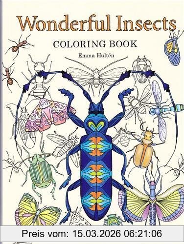 Emma Hulten Wonderful Insects Coloring Book