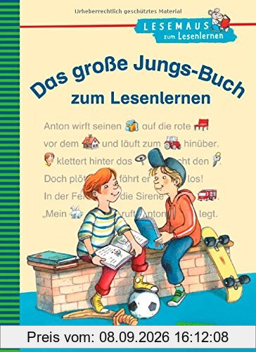LESEMAUS zum Lesenlernen Sammelbände: Das große Jungs-Buch zum Lesenlernen
