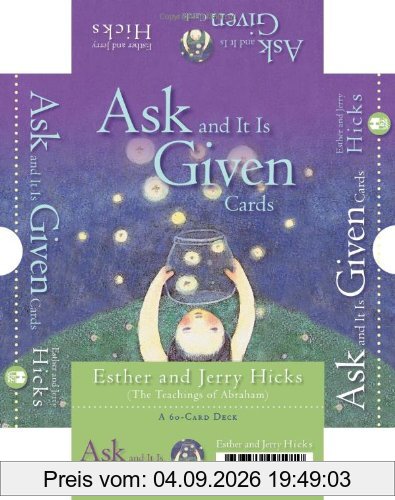 Ask and It Is Given Cards: A 60-Card Deck Plus Dear Friends Card