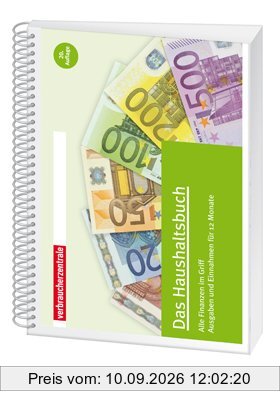 Das Haushaltsbuch: Alle Finanzen im Griff Ausgaben und Einnahmen für 12 Monate