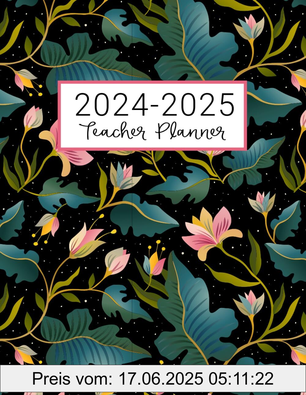 Binding : paperback, Label : Teacher Planner : Lesson Plan for Class Organization | Weekly and Monthly Agenda | Academic Year August - July | Pink Floral Print (2019-2020), medium : paperback, numberOfPages : 154, publicationDate : 2019-06-26, releaseDate : 2019-06-26, languages : english, ISBN : 1076236200