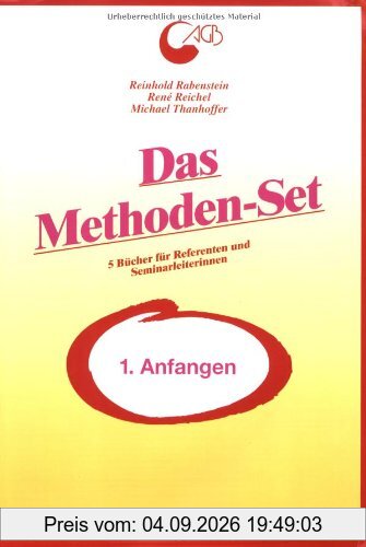 Das Methoden-Set: Anfangen / Themen bearbeiten / Gruppen erleben / Reflektieren / Konflikte. 5 Bücher für Referenten und Seminarleiterinnen