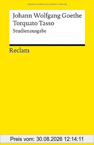 Torquato Tasso: Studienausgabe