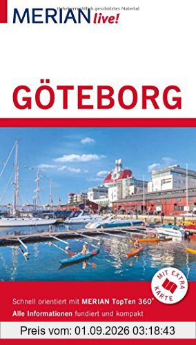 MERIAN live! Reiseführer Göteborg: Mit Extra-Karte zm Herausnehmen