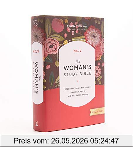 Patterson, Dorothy Kelley The Nkjv, Woman's Study Bible, Hardcover, Red Letter, Full-Color, Receiving God's Truth For Balance, Hope, And Transformation (Bible Nkjv)