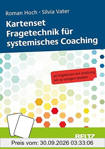 Kartenset Fragetechnik für systemisches Coaching: 90 Fragekarten mit Anleitung. Mit 56-seitigem Booklet