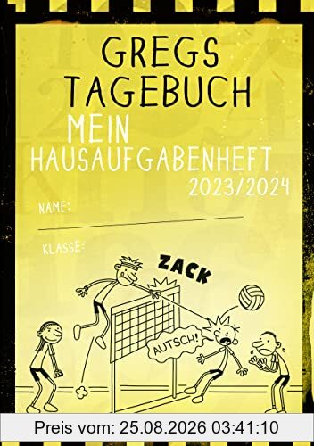Jeff Kinney Gregs Tagebuch - Mein Hausaufgabenheft 2023/2024