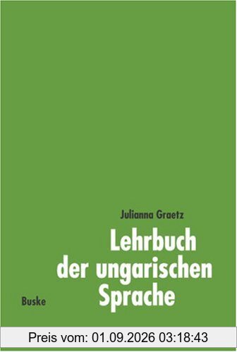 Lehrbuch der ungarischen Sprache, Lehrbuch