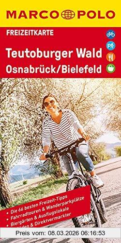 unbekannt Marco Polo Freizeitkarte Teutoburger Wald, Osnabrück, Bielefeld