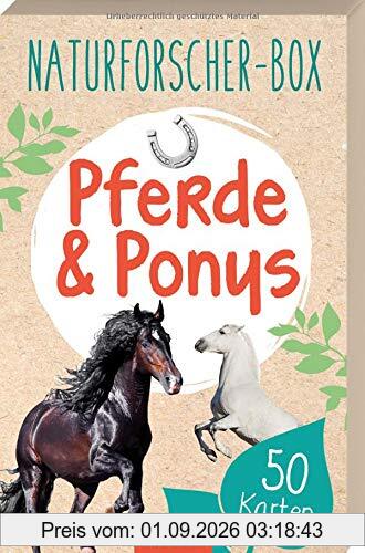 Naturforscher-Box - Pferde & Ponys: mit 50 Karten