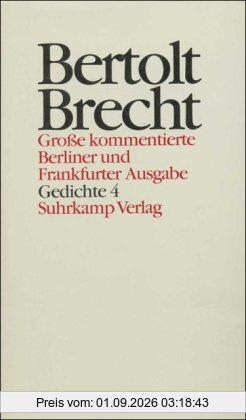 Werke. Grosse kommentierte Berliner und Frankfurter Ausgabe: Werke. Große kommentierte Berliner und Frankfurter Ausgabe. 30 Bände (in 32 Teilbänden) ... und Gedichtfragmente 1928-1939: BD 14