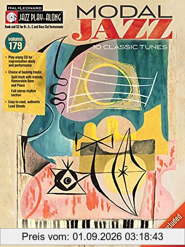 Jazz Play Along Volume 179: Modal Jazz - All Instruments Bk/Cd: Noten, CD, Play-Along für Instrument in b (Hal Leonard Jazz Play-Along, Band 179)