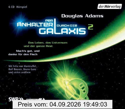 Per Anhalter durch die Galaxis 2, 6 Audio-CDs