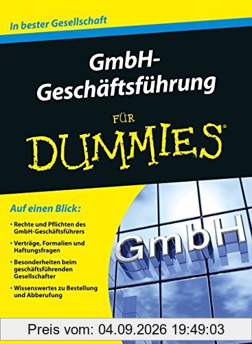 GmbH-Geschäftsführer für Dummies