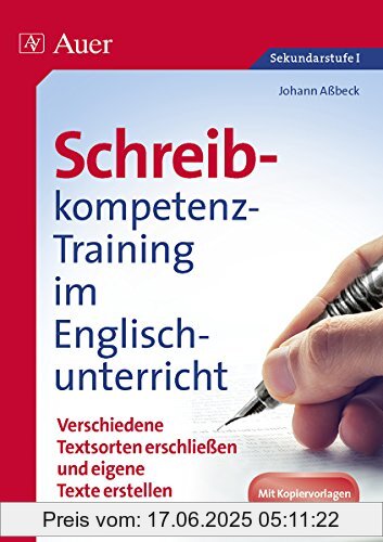 Binding : Broschiert, Edition : 1, Label : Auer Verlag in der AAP Lehrerfachverlage GmbH, Publisher : Auer Verlag in der AAP Lehrerfachverlage GmbH, medium : Broschiert, numberOfPages : 56, publicationDate : 2014-10-21, authors : Johann Aßbeck, languages : german, ISBN : 3403073564