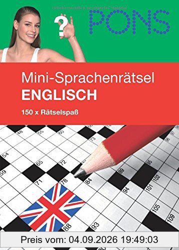 PONS Mini-Sprachenrätsel Englisch: 150 x Rätselspaß