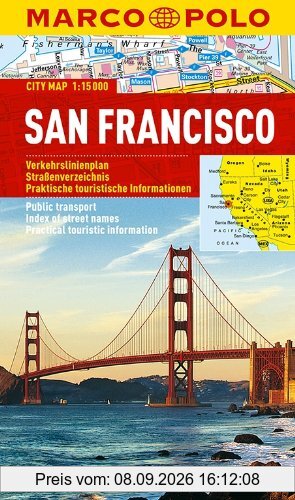 Marco Polo City Map International San Francisco 1:15 000