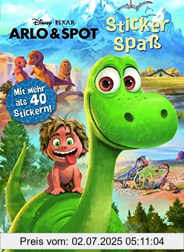 Die Buchhandlung in Oelde hat das Buch Disney - Arlo & Spot Stickerspaß: Mit mehr als 40 Stickern