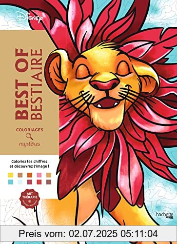 Die Buchhandlung in Oelde hat das Buch Coloriages mystères Disney - Best of Bestiaire