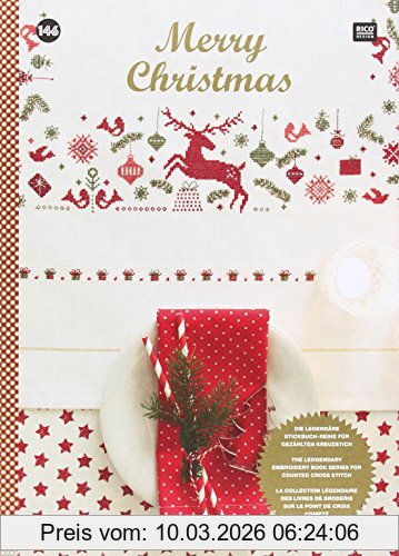 Annette Jungmann Buch 146 Merry Christmas, Die Legendäre Stickbuch-Reihe Für Gezählten Kreuzstich