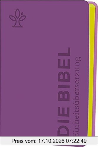 Die Bibel. Senfkorn, Handschmeichler lila: Einheitsübersetzung, Gesamtausgabe