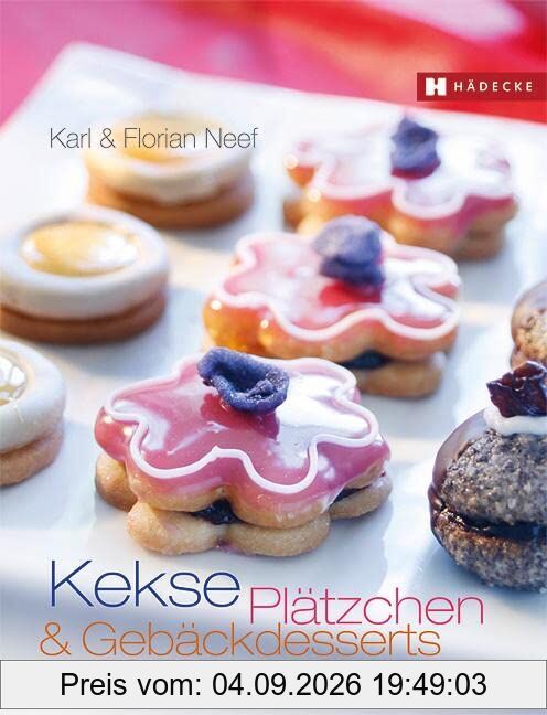 Kekse, Plätzchen und Gebäckdesserts