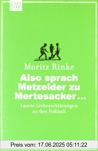 Binding : Taschenbuch, Edition : 3, Label : KiWi-Paperback, Publisher : KiWi-Paperback, medium : Taschenbuch, numberOfPages : 208, publicationDate : 2012-04-19, authors : Moritz Rinke, languages : german, ISBN : 346204401X
