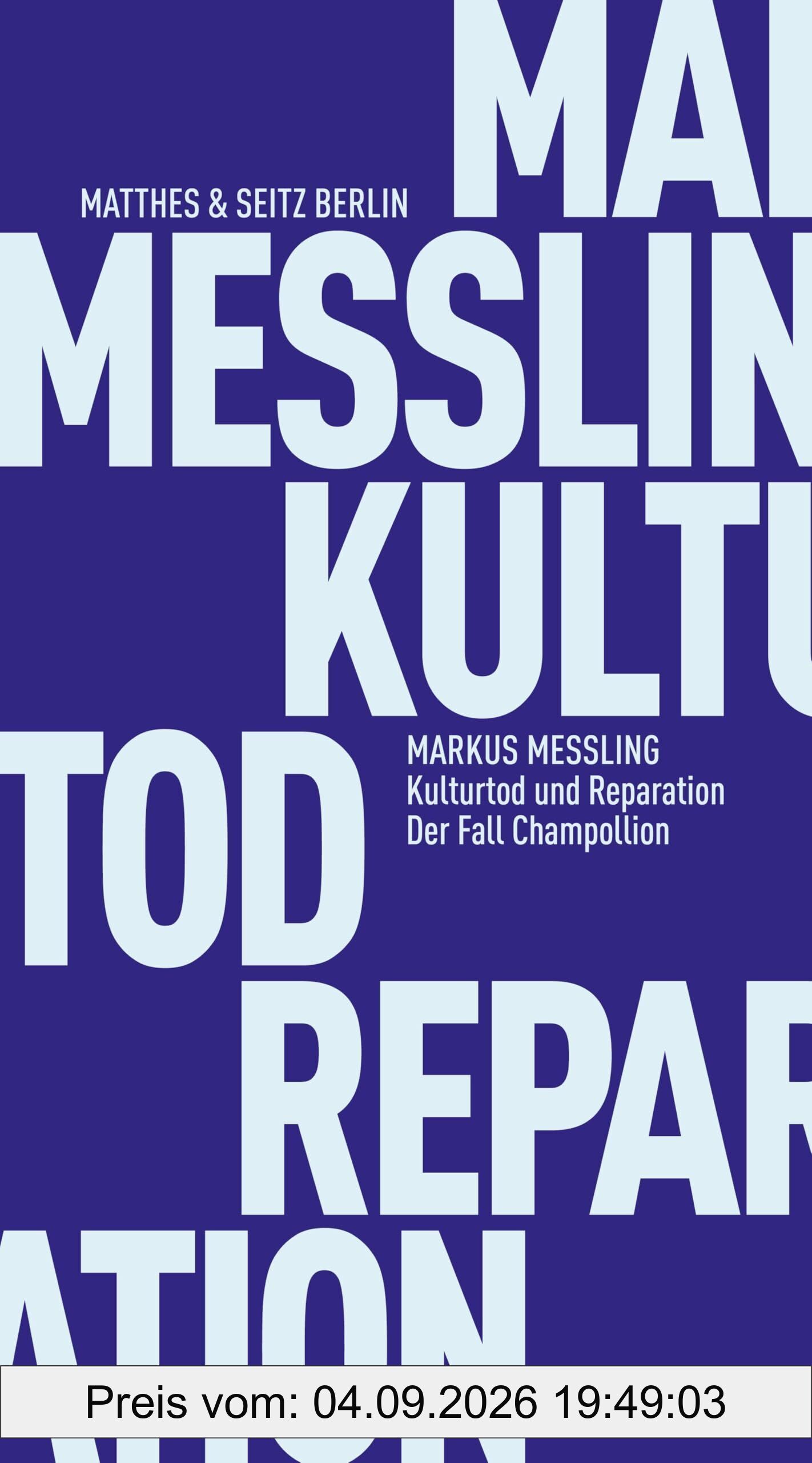 Kulturtod und Reparation