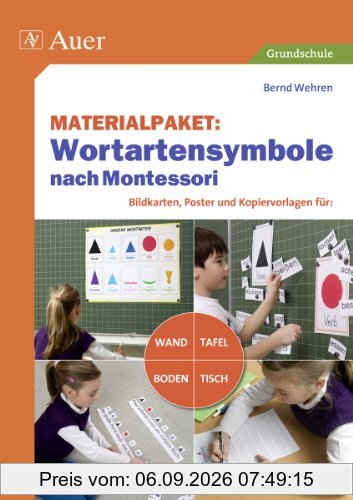 Materialpaket Wortartensymbole nach Montessori