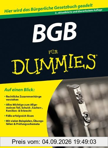 BGB für Dummies (Fur Dummies)