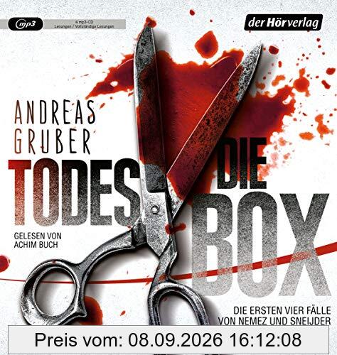 Die Todes-Box. Die ersten vier Fälle von Nemez und Sneijder: Todesfrist - Todesurteil - Todesmärchen - Todesreigen - Thriller