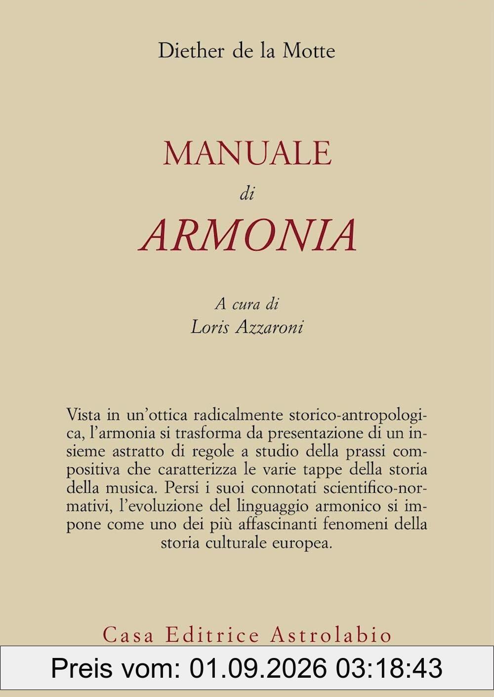 Manuale di armonia (Adagio)