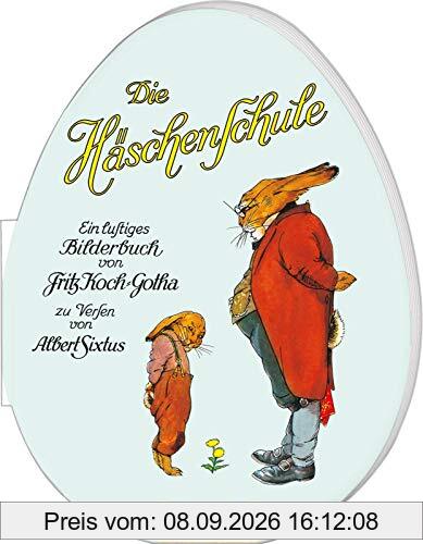 Pappbilderbuch in Ei-Form: | Der Bilderbuchklassiker für Kinder ab 3 Jahre (Die Häschenschule)