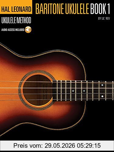 Various Hal Leonard Ukulele Method Baritone Ukulele Book 1 Lil' Rev Uke Bk/Cd (Baritone Ukulele Method)