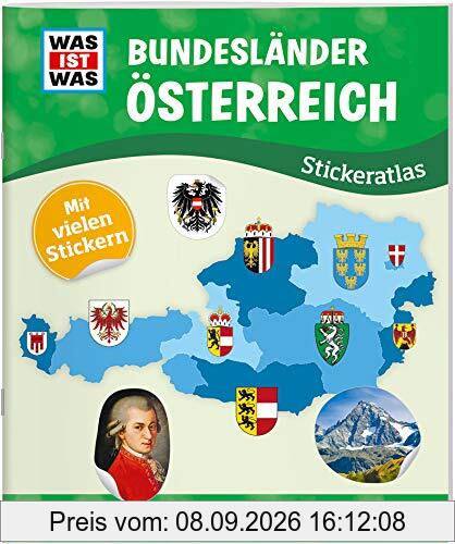 WAS IST WAS Stickeratlas Bundesländer Österreich