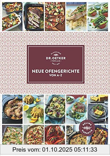 Neue Ofengerichte von A-Z (A-Z Hardcover)