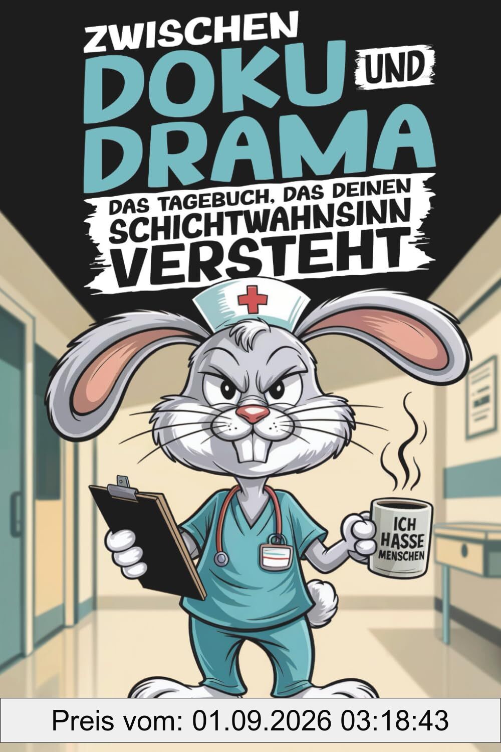 Zwischen Doku und Drama – Das Tagebuch, das deinen Schichtwahnsinn versteht - Perfektes Geschenk für Krankenschwestern und Pflegekräfte mit Humor