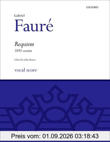 Requiem (1893 Version): Vocal Score
