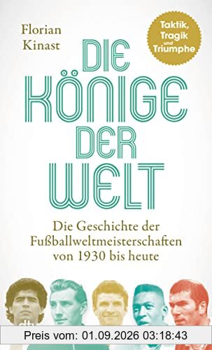 Die Könige der Welt: Taktik, Tragik und Triumphe – Die Geschichte der Fußballweltmeisterschaften von 1930 bis heute