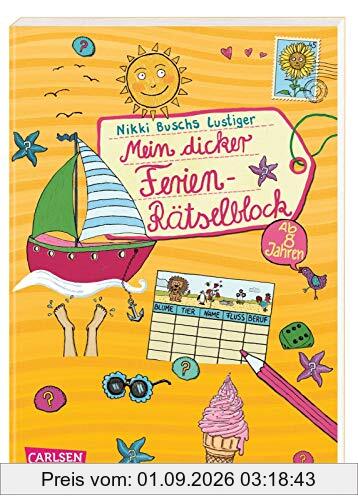 Mein dicker Ferien-Rätselblock: Band 8