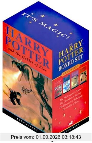 Harry Potter, Engl. ed., 4 Vols.: Bk. 1-4