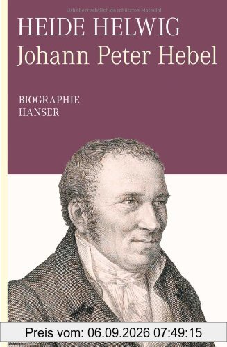 Johann Peter Hebel. Biographie