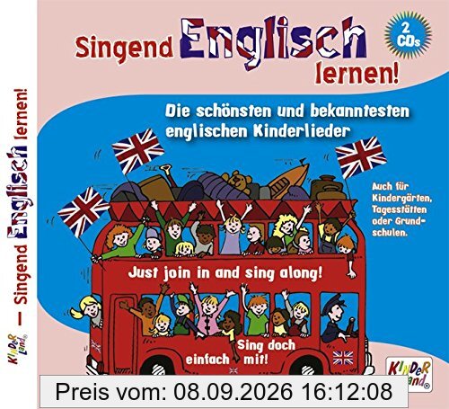 Singend Englisch lernen 2 CDs: Die schönsten und bekanntesten englischen Kinderlieder
